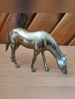 Vintage Brass Horse